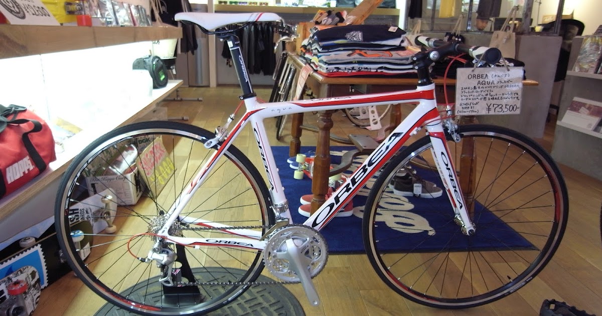 ロードバイクORBEAaquaオルベアアクア、フラットバーSHIMANOsora 3x9